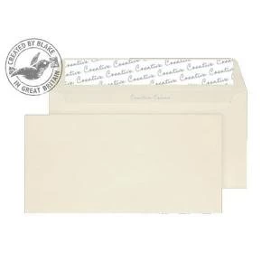 Blake Creative Colour DL 120gm2 Peel and Seal Wallet Envelopes Vanilla