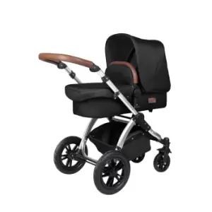 Ickle Bubba Stomp V4 2 In 1 Carrycot & Pushchair - Chrome / Midnight