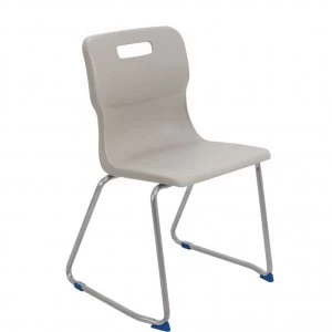 TC Office Titan Skid Base Chair Size 6, Grey