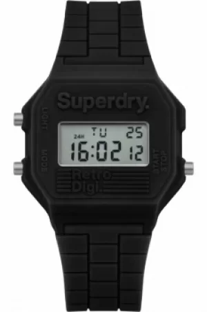 Ladies Superdry Mini Retro Digi Alarm Chronograph Watch SYL201B