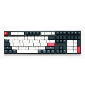 Ducky One 2 Tuxedo Double Shot PBT Cherry MX Red Mechanical Keyboard - Black + White (DKON1808-RUSPDZZBX) (US layout)
