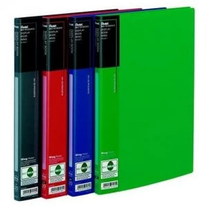 Pentel Recycology A4 Display Book 20 Pockets Black PK10