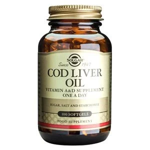 Solgar Cod Liver Oil Softgels 250 Capsules
