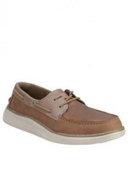 Skechers 2.0 Forme Lace Up Shoe - Brown