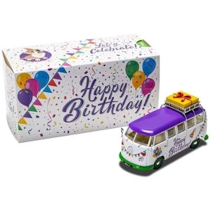 Corgi Volkswagen Campervan Happy Birthday Diecast Model