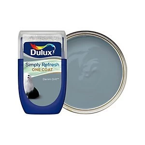 Dulux Simply Refresh One Coat Denim Drift Matt Emulsion Paint 30ml