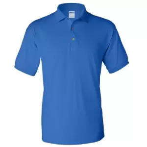 Gildan Adult DryBlend Jersey Short Sleeve Polo Shirt (2XL) (Royal)