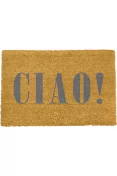 Ciao Grey Doormat - Regular 60x40cm