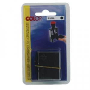 Colop E2100 Replacement Stamp Pad Black Pack of 2 E2100BK