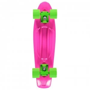 No Fear Cruiser Skateboard - Pink/Green
