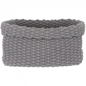 Hotel Collection Hayden Rope Basket, Small - Grey