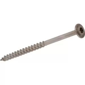 Spax A2 Stainless Steel T-STAR Plus Washer Head Screw 6.0 x 80mm (100 Pack) in Silver