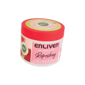 Enliven Fruits Watermelon & Pomegranate 3 in 1 Hair Mask