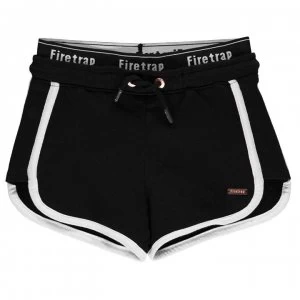 Firetrap Fleece Shorts Girls - Jet Black