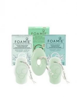 Foamie 2-In-1 Body Bar Mint To Be Fresh, Aloe Shampoo Bar, Aloe Conditioner Bar