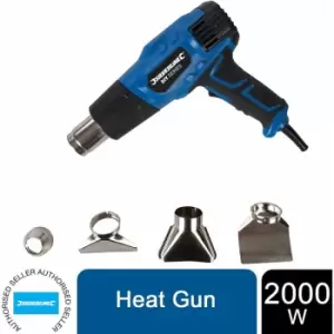 Silverline - Heat Gun 550 C DIY 2000W Power Tools 127655