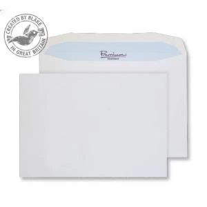Blake Premium Postfast C4 100gm2 Gummed Mailer Envelopes White Pack of