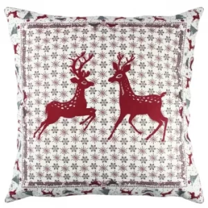 A11554 Multicolor Cushion Reindeer