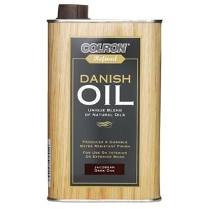 Colron Refined Jacobean dark oak Danish Wood oil 0.5L