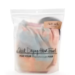 Kitsch Microfiber Hair Towel (Various Colours) - Sunset Tie Dye