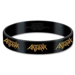 Anthrax - Logo Gummy Wristband