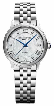 Raymond Weil Womens Maestro Auto Mother Of Pearl Watch