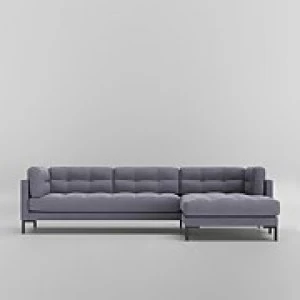Swoon Landau Smart Wool Corner Sofa - Right Hand Side - Corner Sofa - Anthracite