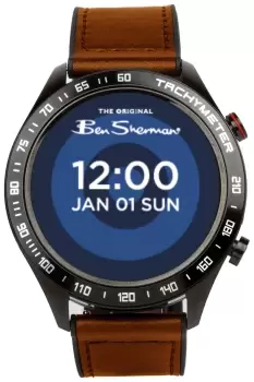 Ben Sherman Brown Silicone Strap Smart Watch