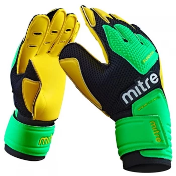 Mitre Delta Goalkeeper Gloves - Ylw/Grn/Blk