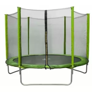 Airwave - Outdoor 10FT Trampoline With Safety Enclosure For Kids - Green - Green