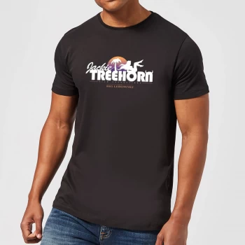 The Big Lebowski Treehorn Logo T-Shirt - Black - 4XL - Black