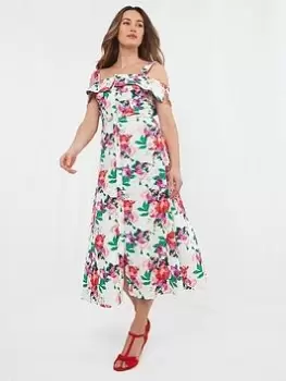 Joe Browns Garden Party Floral Dress -Multi, Size 10, Women