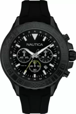 Mens Nautica NST1000 Chronograph Watch NAD20015G