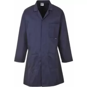 2852 - Navy Standard Lab Coat Jacket sz XXL Regular - Portwest