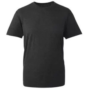 Anthem Mens Marl Organic T-Shirt (XXL) (Black)
