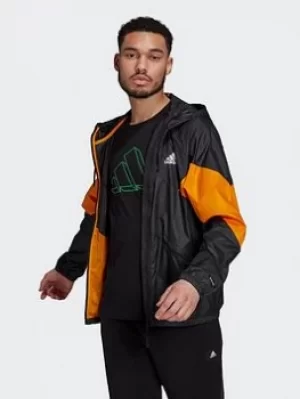 adidas Back To Sport Wind.rdy Jacket, Green/Black Size M Men