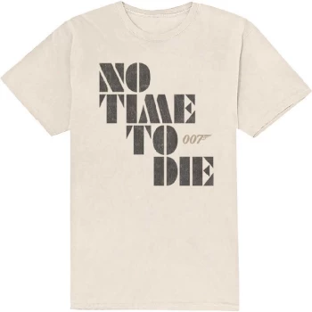James Bond 007 - No Time to Die Unisex X-Large T-Shirt - White