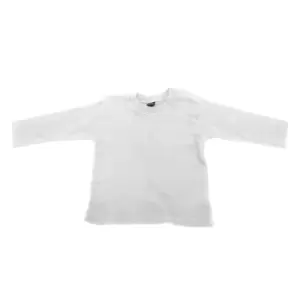 Babybugz Baby Girl Long Sleeve Tee / Baby And Toddlerwear (12-18) (White)