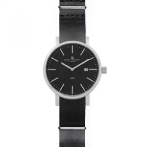 Mens Smart Turnout Duke Black Dial Watch With Black Leather Strap Watch