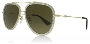 Gucci 0062S Sunglasses Gold 004 57mm