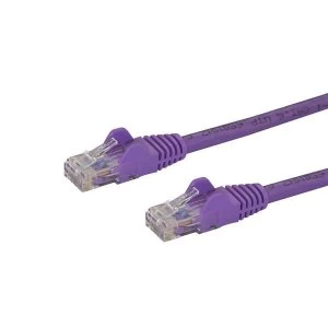 Startech 15m Purple Snagless Cat6 UTP PatchCable