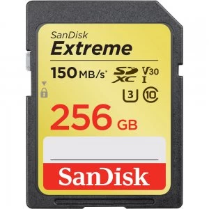 SanDisk Extreme 256GB SDXC Memory Card