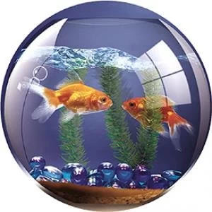 Fellowes Brite Mouse Pad Hard Plastic for Accurate Tracking Fish Bowl