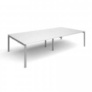 Adapt II rectangular Boardroom Table 3200mm x 1600mm - Silver Frame w