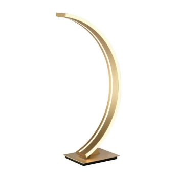 Schuller Arcus - Integrated LED Table Lamp, Brushed Gold