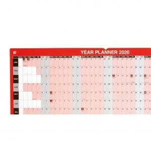 Office 2020 Year Planner Unmounted Landscape with Planner Kit