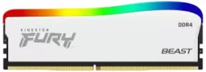 Kingston Fury Beast RGB Se 16GB (1x16GB) 3600MHz DDR4 RAM - White