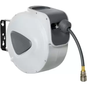 Durhand - Retractable Air Hose Reel Auto Self-Winding Wall Mounted 1/4' 10m+90cm