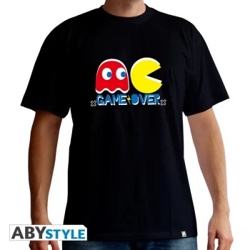 Pac-Man - Game Over Mens Medium T-Shirt - Black