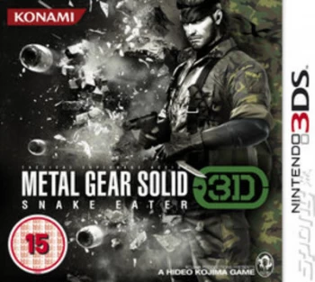 Metal Gear Solid 3 Snake Eater 3D Nintendo 3DS Game